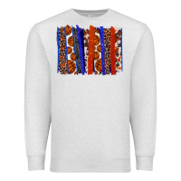 Oatmeal Heather Basketball brushstroke Premium Sweatshirt - HowdyJamesFarm