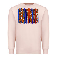 Pale Pink Basketball brushstroke Premium Sweatshirt - HowdyJamesFarm