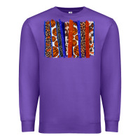 Purple Basketball brushstroke Premium Sweatshirt - HowdyJamesFarm