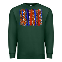 Sports Green Basketball brushstroke Premium Sweatshirt - HowdyJamesFarm