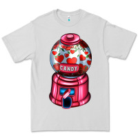 Dove Grey love and candy machine Premium Tee - AdoDesignShop