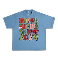 Pebble Blue happy new year 2024 Urban Heavy Tee - MaliasSmallBusiness