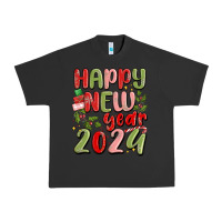 Pigment Black happy new year 2024 Urban Heavy Tee - MaliasSmallBusiness