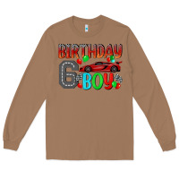 Toasted Coconut birthday boy 6 Long Sleeve Tee - BundleAndBundleShop