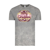 Cloud Rock merry christmas pink Vintage Tee - MaliasSmallBusiness