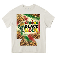 Cream strong black queen 12 oz can cooler (regular) Heavy Core Tee - Artiststas