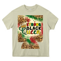 Mossy strong black queen 12 oz can cooler (regular) Heavy Core Tee - Artiststas