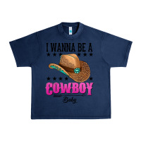Navy i wanna be a cowboy baby Urban Heavy Tee - AdoDesignShop
