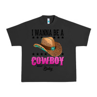 Pigment Black i wanna be a cowboy baby Urban Heavy Tee - AdoDesignShop