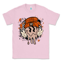 Bubblegum Pink basketball game day Classic Tee - MaliasSmallBusiness