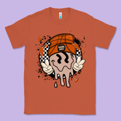 Basketball Game Day Classic Tee Designed By Maliassmallbusiness