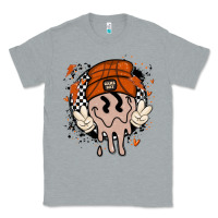 Heather Grey basketball game day Classic Tee - MaliasSmallBusiness