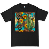 Black horseshoe and cactus Premium Tee - BundleAndBundleShop