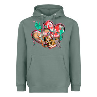Nurse Hearts Heavyweight Hoodie | Teevron