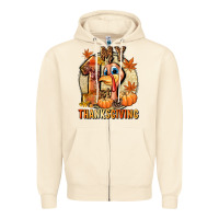 Sandshell My 1st Thanksgiving Zipper Hoodie - NancyCooperArtShop
