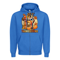 True Royal My 1st Thanksgiving Zipper Hoodie - NancyCooperArtShop