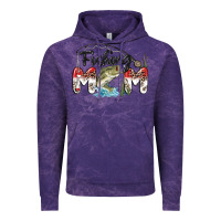 Cloud Purple fishing mom Vintage Hoodie - MaliasSmallBusiness