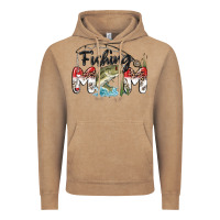 Vintage Coffee fishing mom Vintage Hoodie - MaliasSmallBusiness
