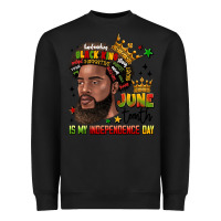 Black juneteenth is my independence day Heavyweight Sweatshirt - LillyAllenDesigns