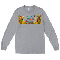 Heather Grey thankful teacher fall libbey glass Long Sleeve Tee - BundleAndBundleShop