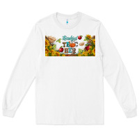White thankful teacher fall libbey glass Long Sleeve Tee - BundleAndBundleShop