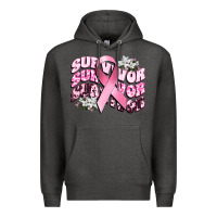 Charcoal Heather survivor breast cancer Premium Hoodie - CowGirlArtShop