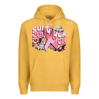 Mustard survivor breast cancer Premium Hoodie - CowGirlArtShop