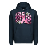 Navy survivor breast cancer Premium Hoodie - CowGirlArtShop