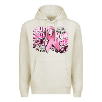 Oatmeal Heather survivor breast cancer Premium Hoodie - CowGirlArtShop