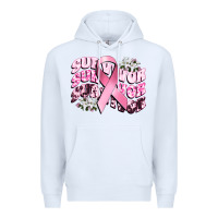 White survivor breast cancer Premium Hoodie - CowGirlArtShop