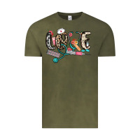 Vintage Olive love nurse Vintage Tee - NancyCooperArtShop