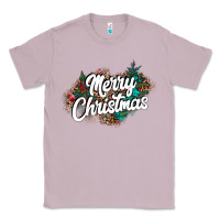 Lilac Merry Christmas Classic Tee - CowhideDigitalArt
