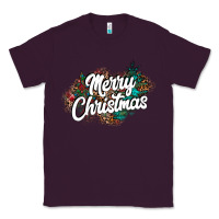 Plum Merry Christmas Classic Tee - CowhideDigitalArt