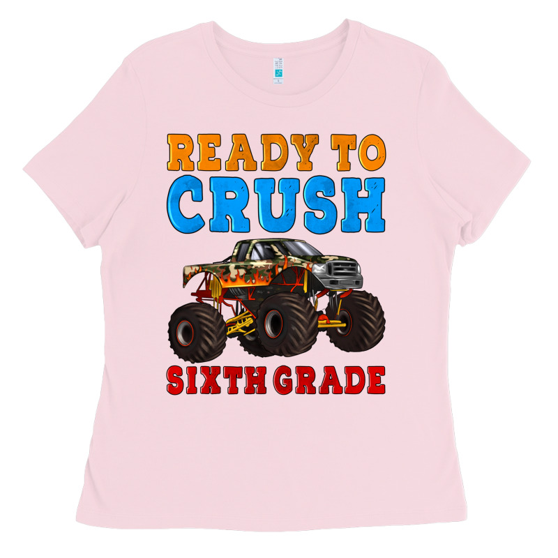 Ready To Crush Sixth Grade Ladies Tee by Artiststas | Teevron