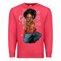 Cardinal Afro black boy Premium Sweatshirt - HowdyJamesFarm
