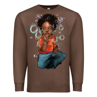 Chestnut Afro black boy Premium Sweatshirt - HowdyJamesFarm