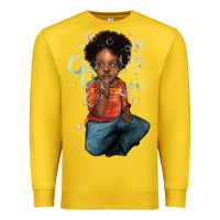 Afro Black Boy Premium Sweatshirt | Teevron