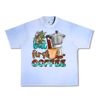 Grape Ice coffee cups but first coffee Urban Heavy Tee - NancyCooperArtShop