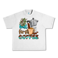 Lunar Rock coffee cups but first coffee Urban Heavy Tee - NancyCooperArtShop