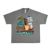 Tornado coffee cups but first coffee Urban Heavy Tee - NancyCooperArtShop