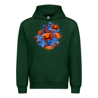 Forest Green halloween pumpkin patch  5 Urban Hoodie - BundleAndBundleShop