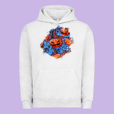 Halloween Pumpkin Patch  5 Urban Hoodie Designed By Bundleandbundleshop