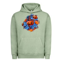 Pigment Oil Green halloween pumpkin patch  5 Urban Hoodie - BundleAndBundleShop