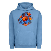 Pigment Pebble Blue halloween pumpkin patch  5 Urban Hoodie - BundleAndBundleShop