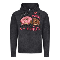 Vintage Black feed me donuts and tell me i'm pretty Vintage Hoodie - MaliasSmallBusiness