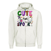 Cute And Spooky Zipper Hoodie | Teevron