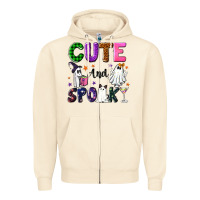 Sandshell Cute and spooky Zipper Hoodie - NancyCooperArtShop