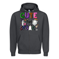 Smoke Cute and spooky Zipper Hoodie - NancyCooperArtShop