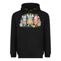 Black Easter Day gnomes Heavyweight Hoodie - HowdyJamesFarm