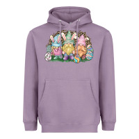 Lavender Easter Day gnomes Heavyweight Hoodie - HowdyJamesFarm